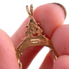 14K Gold Clown Charm Holder Pendant