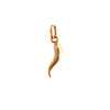 14K Gold Italian Horn Charm
