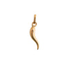 14K Gold Italian Horn Charm