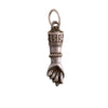 Vintage Sterling Figa Charm Protection Amulet