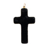 Vintage Cloisonne Floral Cross Pendant