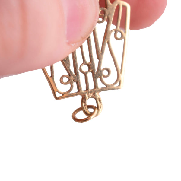 Vintage Hamsa Charm