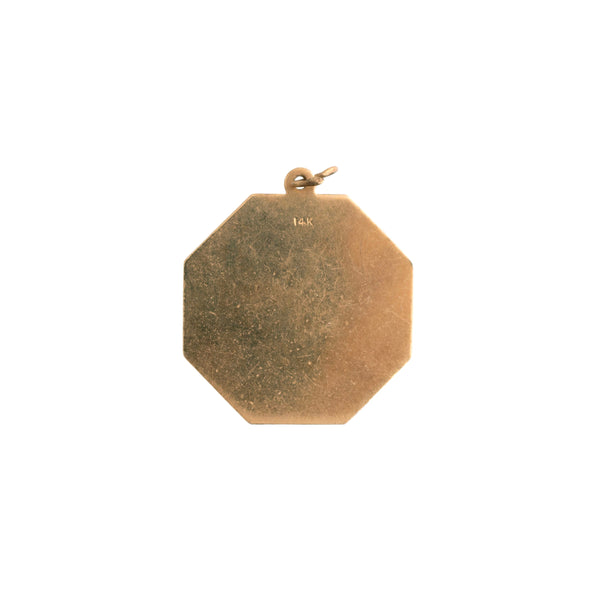 Vintage Genie Lamp Disc Charm