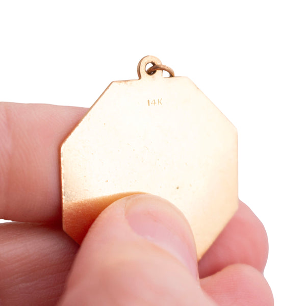 Vintage Genie Lamp Disc Charm