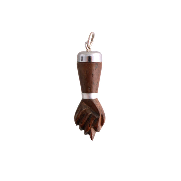 Vintage Wooden Figa Charm