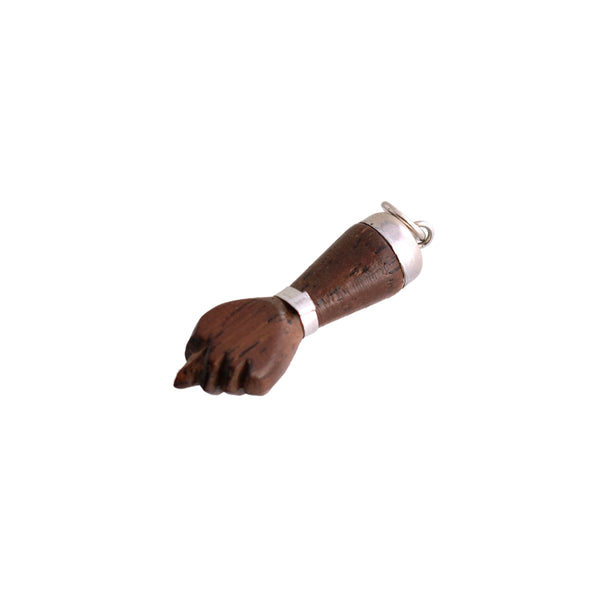 Vintage Wooden Figa Charm
