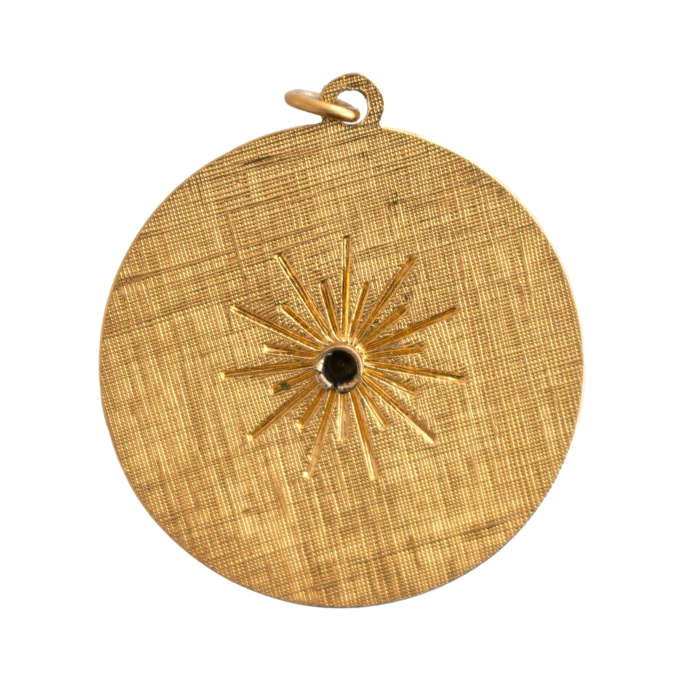 Vintage Zodiac Disc Charm