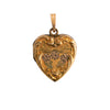 Vintage Gold-Filled Heart Floral Locket