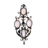 Silver Moonstone and Pearl Pendant