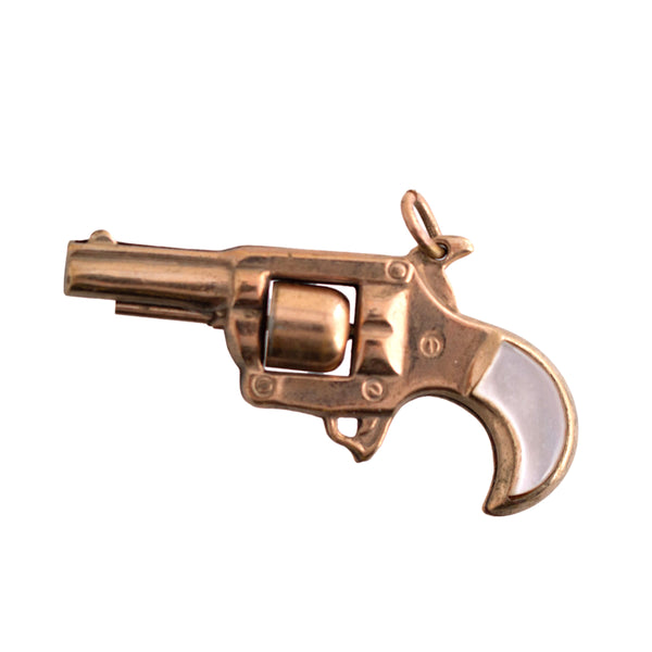 Vintage Gold Filled Gun Charm