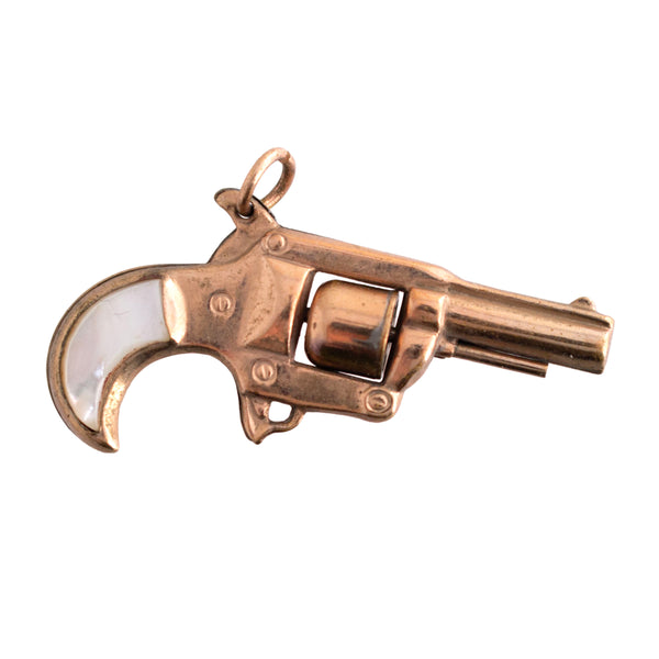 Vintage Gold Filled Gun Charm