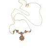 Bohemian Garnet Drop Necklace