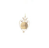 14K Onyx and Seed Pearl Charm