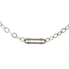 Wrought Iron Link Necklace on Textured Chain