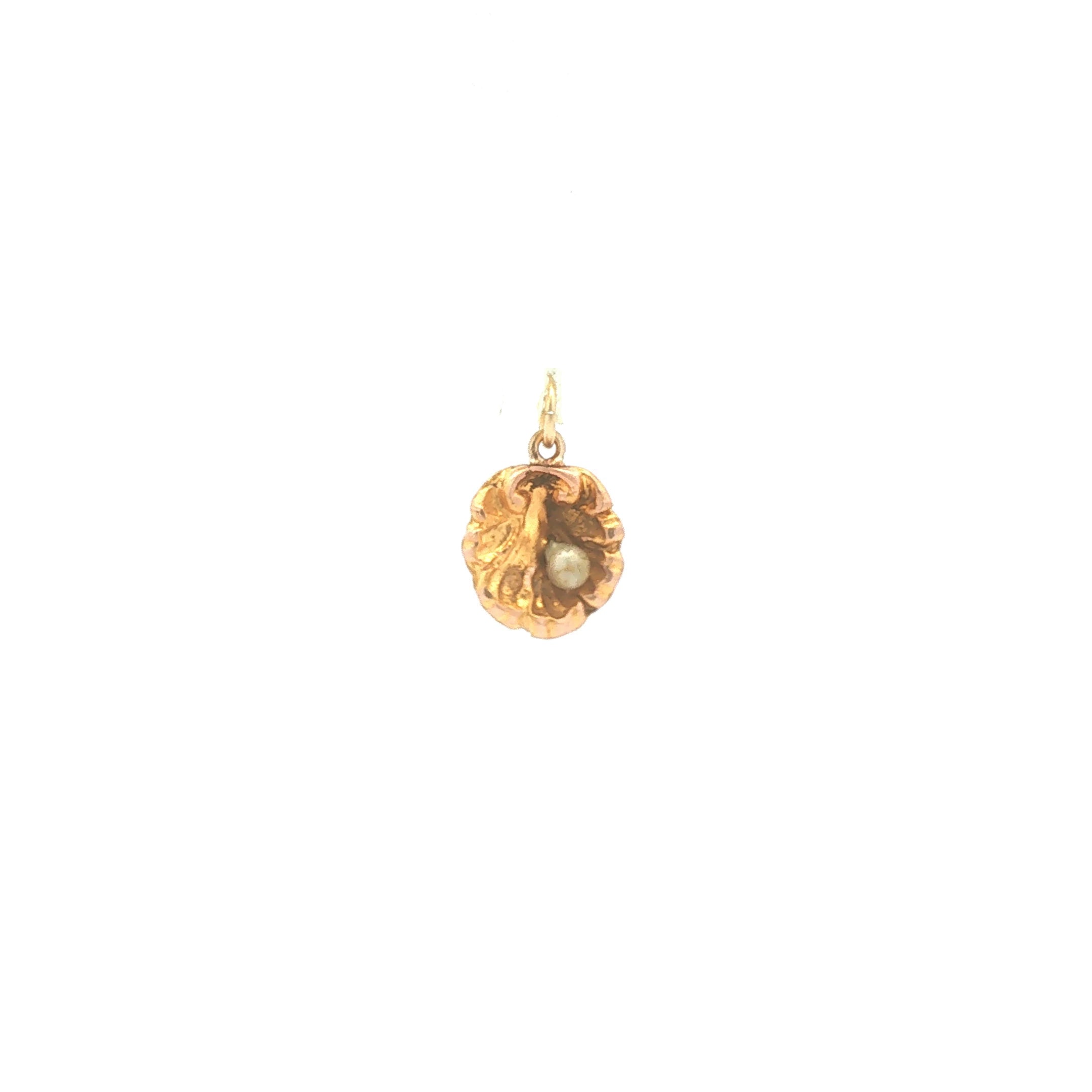 Upcycled Victorian Tiny Shell Charm