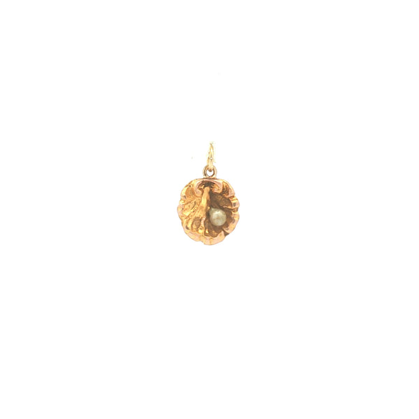 Upcycled Victorian Tiny Shell Charm