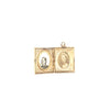Vintage Gold Filled Cameo Book Locket