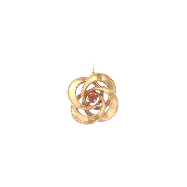 Upcycled Gold Filled Knot Pendant