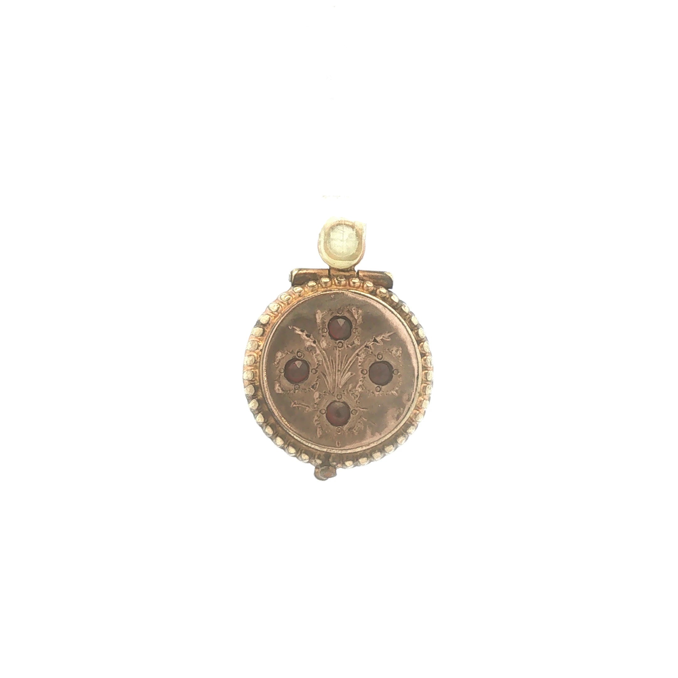 Antique Gold Filled Round Locket