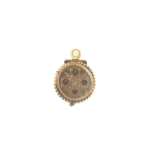 Antique Gold Filled Round Locket