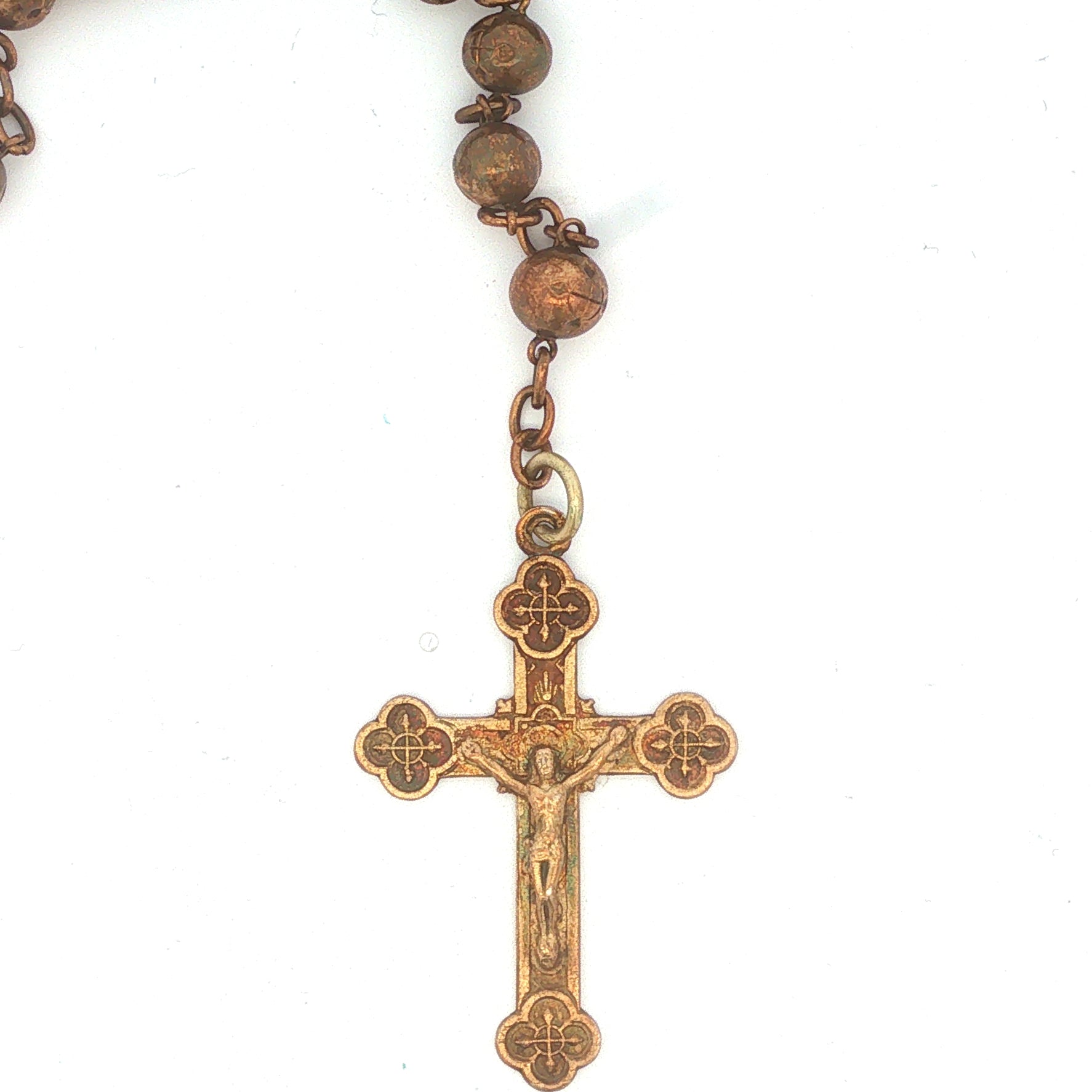 Vintage Detailed Bead Rosary