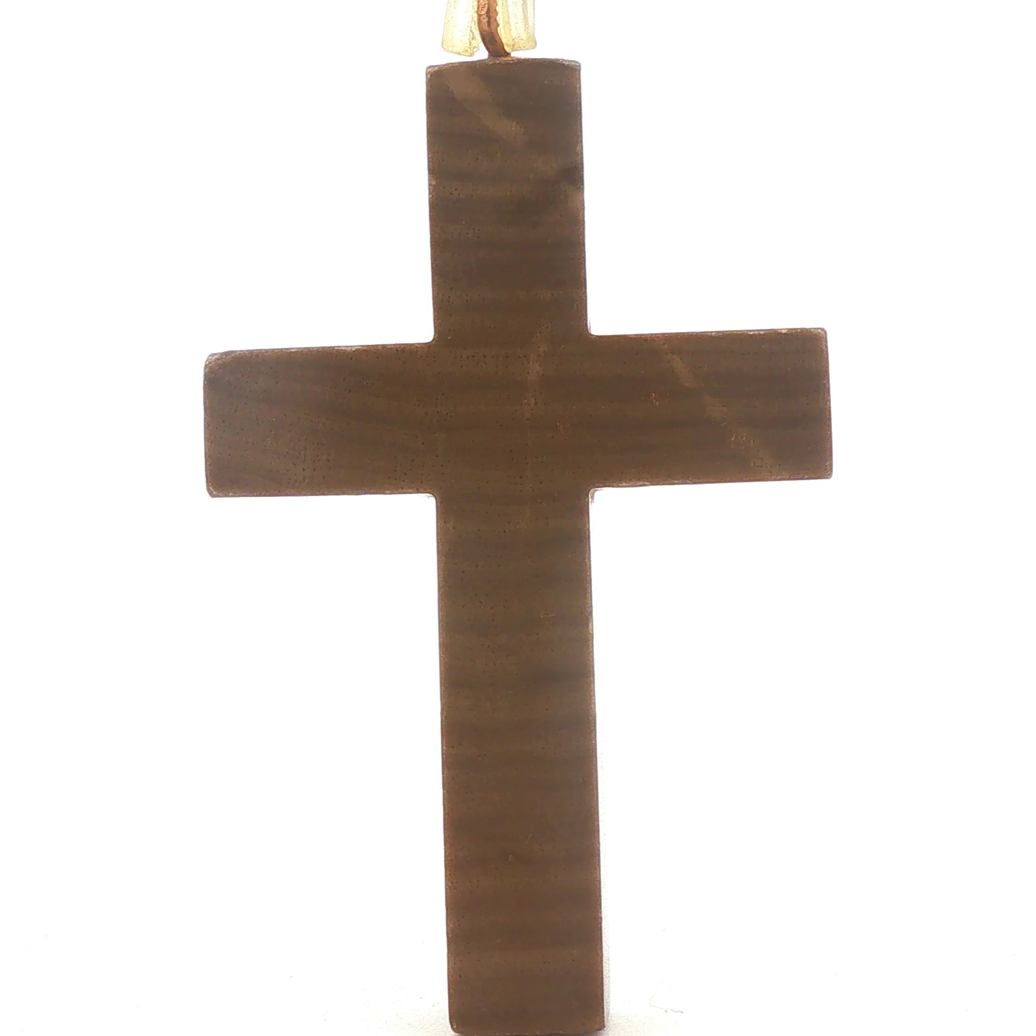Vintage Tiger's Eye Cross Pendant