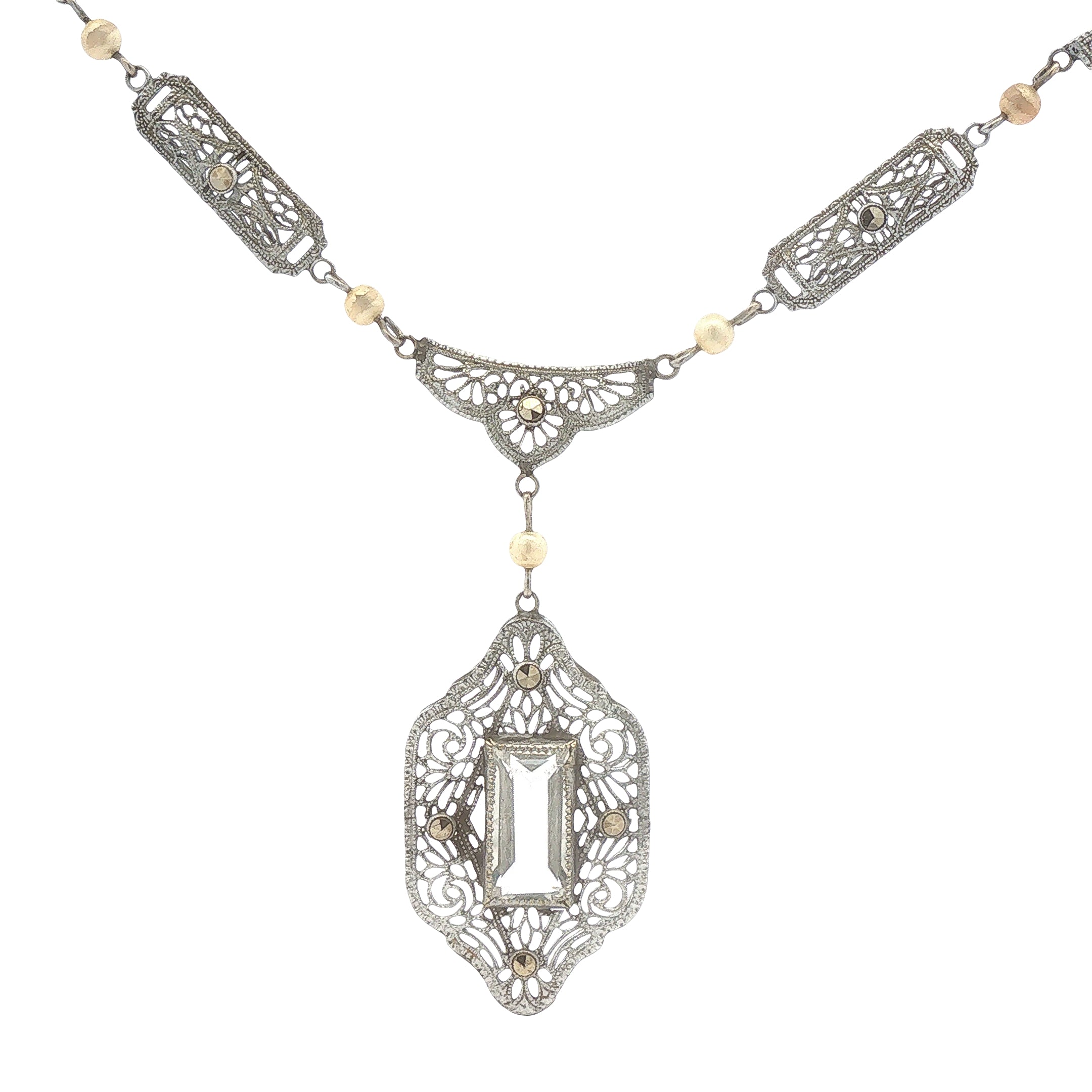 Depression Filigree Necklace