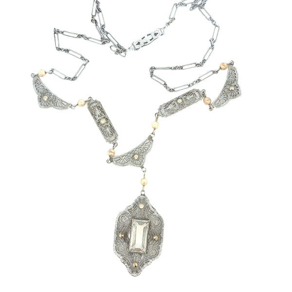 Depression Filigree Necklace