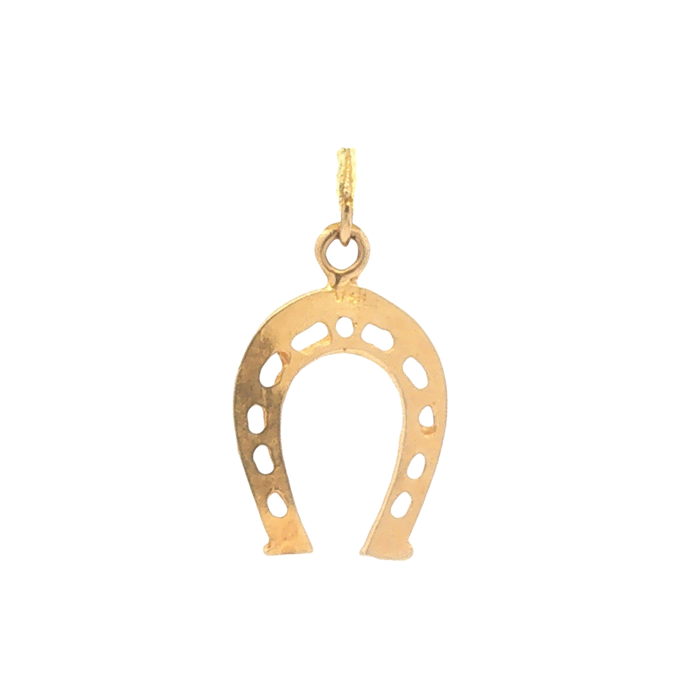 Vintage 14K Gold Horseshoe Charm
