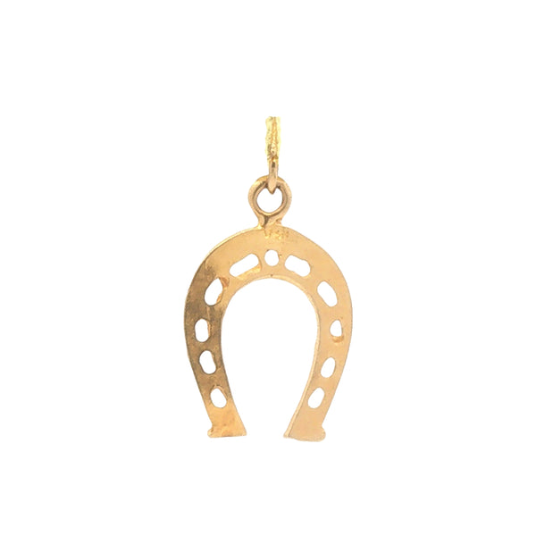 Vintage 14K Gold Horseshoe Charm