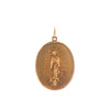Vintage 12K Gold Virgin Mary Charm