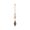 Upcycled Onyx and Seed Pearl Lavalier Pendant