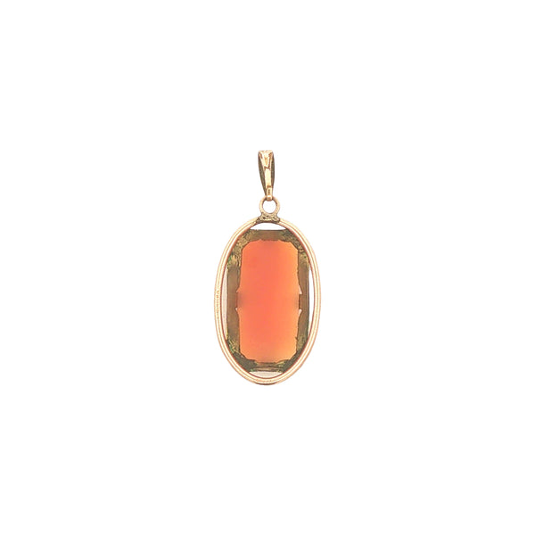 Vintage Gold Filled Cameo Pendant