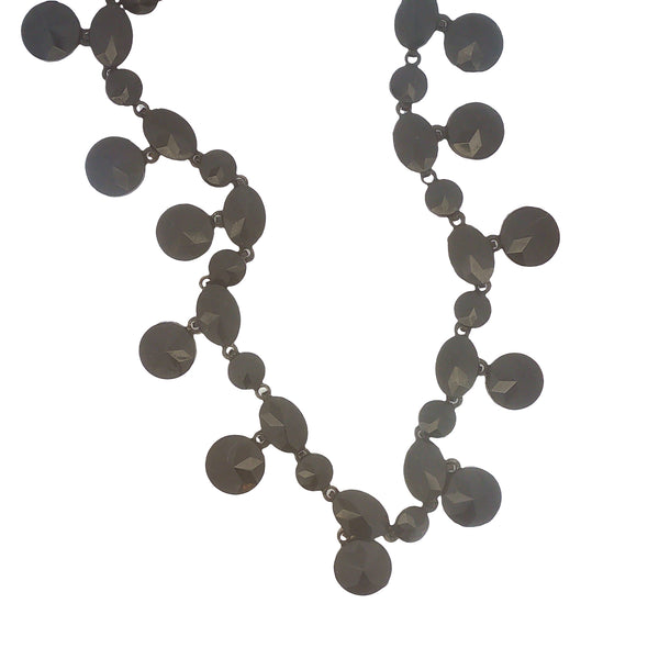 French Jet Mourning Necklace