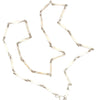 Sterling Curved Bar Link Necklace