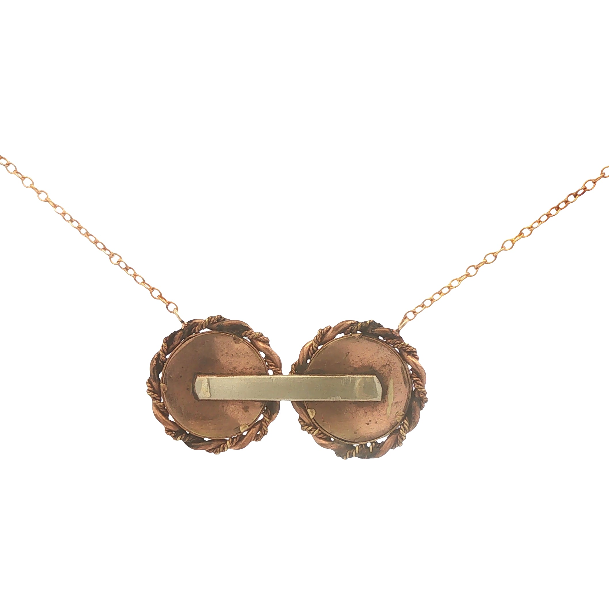 Sisters Stay Together Upcycled Necklace