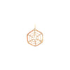 Upcycled Small Spiderweb Charm