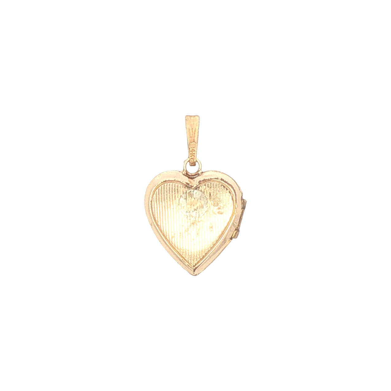 Gold Filled Heart Locket with Rose Cut Diamond
