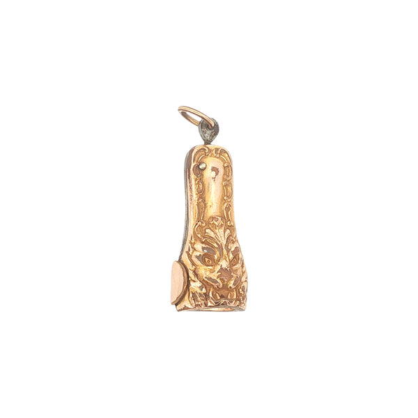 Antique Gold Filled Cigar Cutter Pendant