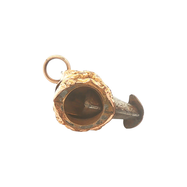 Antique Gold Filled Cigar Cutter Pendant