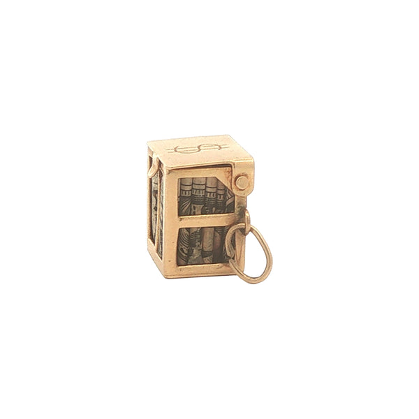 Vintage 14K Gold Lucky Dollar Charm