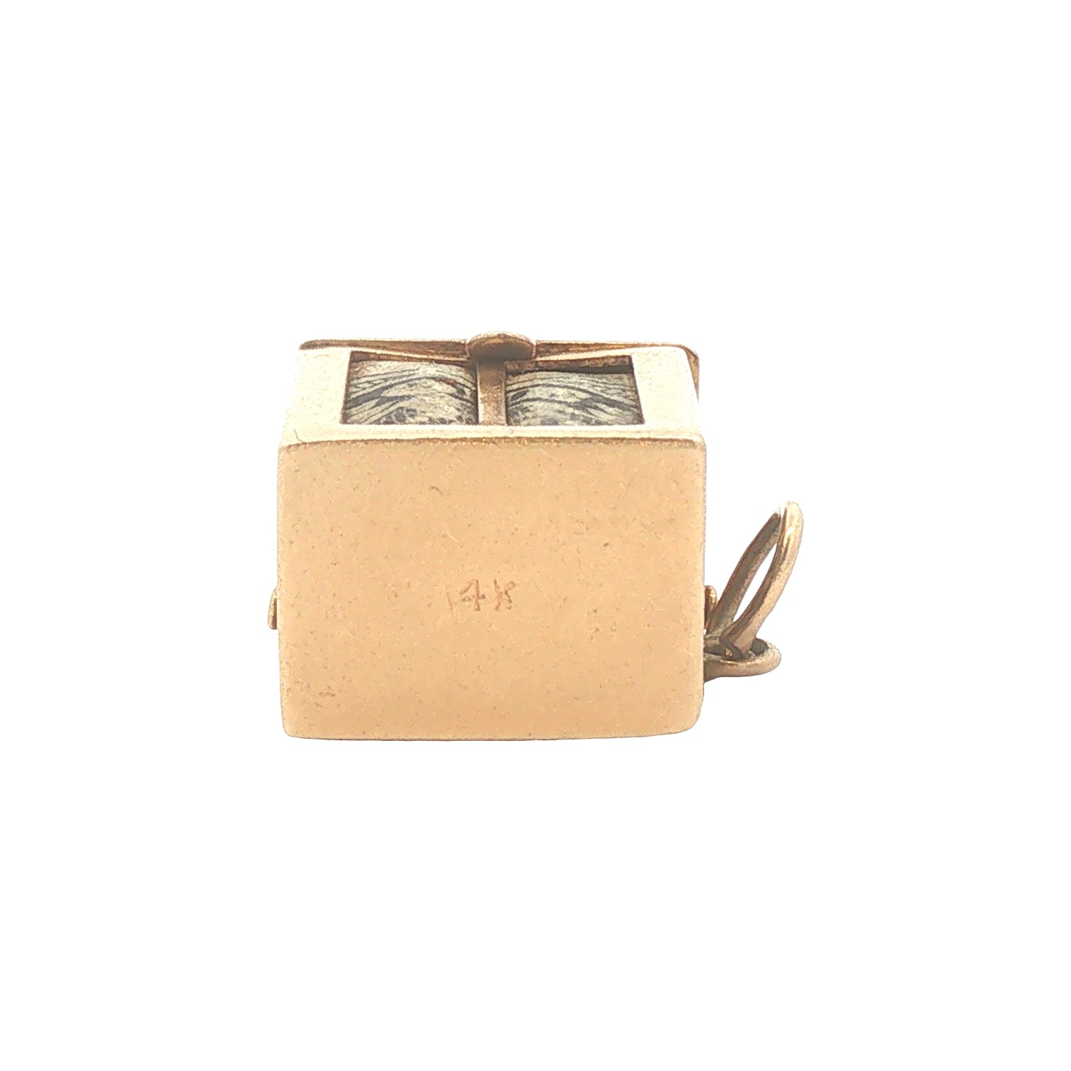 Vintage 14K Gold Lucky Dollar Charm