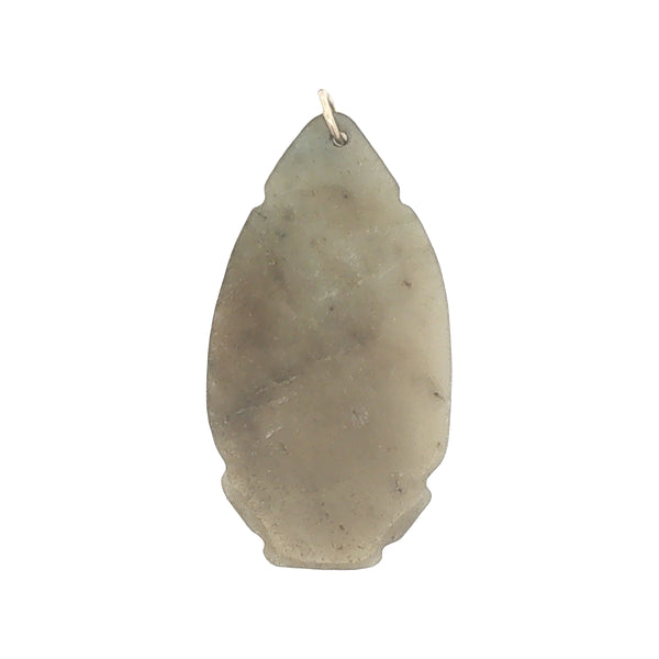 Vintage Carved Serpentine Snake Pendant