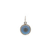 Silver Glass Evil Eye Charm