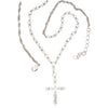 Vintage CZ Cross Necklace