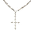 Vintage CZ Cross Necklace
