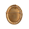 18K Gold Painted Portrait Pin/Pendant