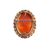 Vintage Gold Filled Shell Cameo Brooch