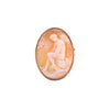 14K Gold Angel Cameo Brooch