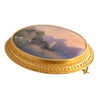 Antique Enameled Swiss Scene Brooch